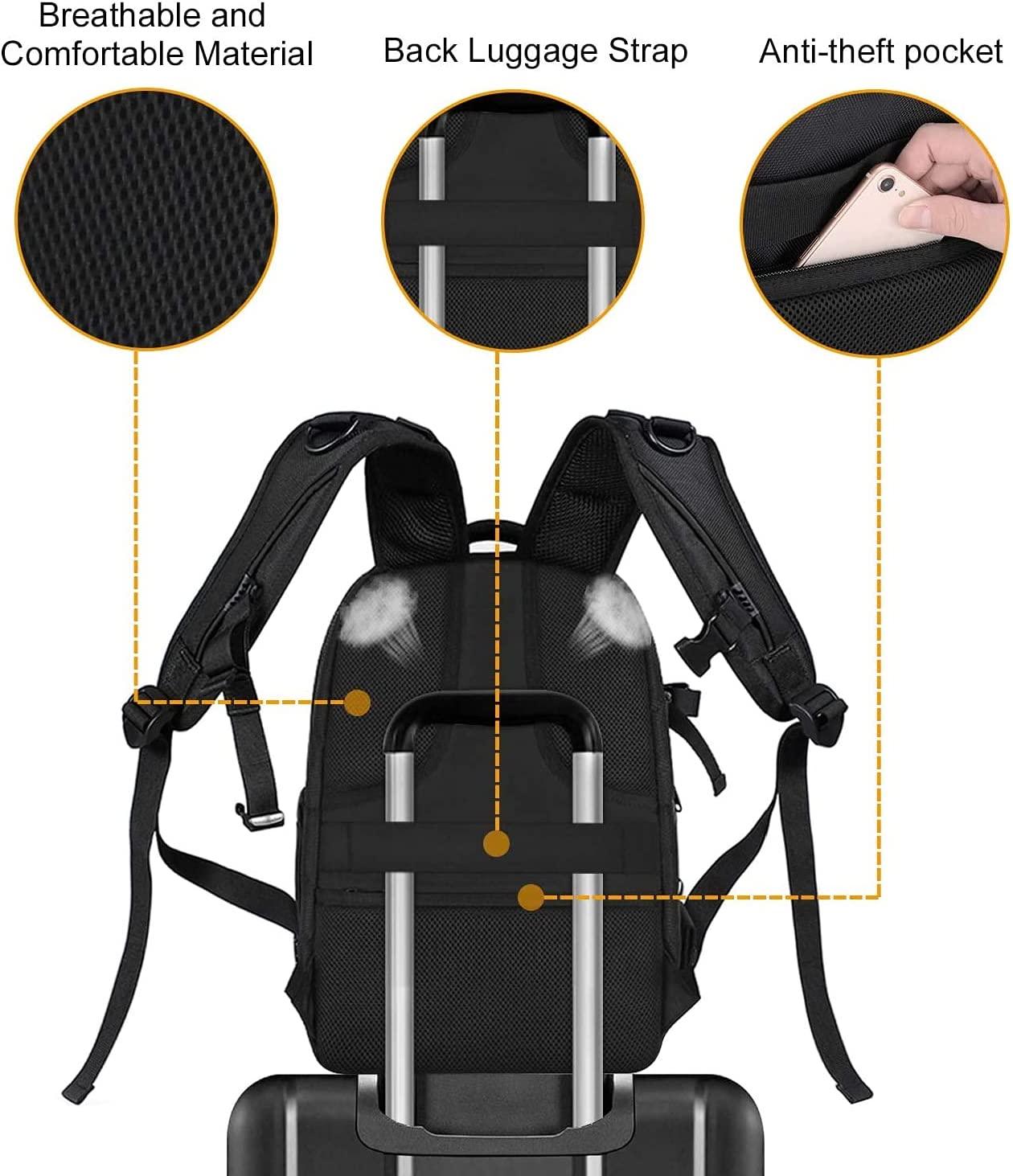 17 Multifunctional Hardshell Camera Backpack